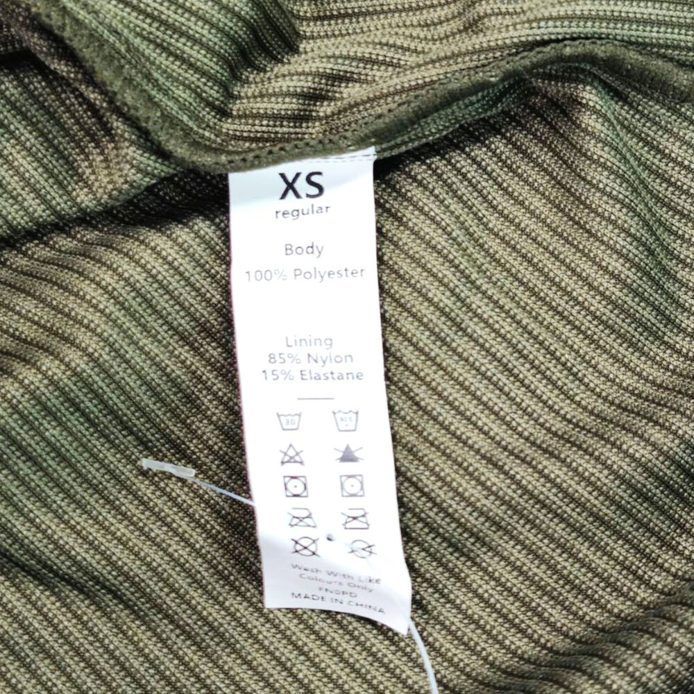 Halara High Waisted 2 in 1 Corduroy A Line Mini Skort Icy Bamboo Green XS NWT - Picture 7 of 10